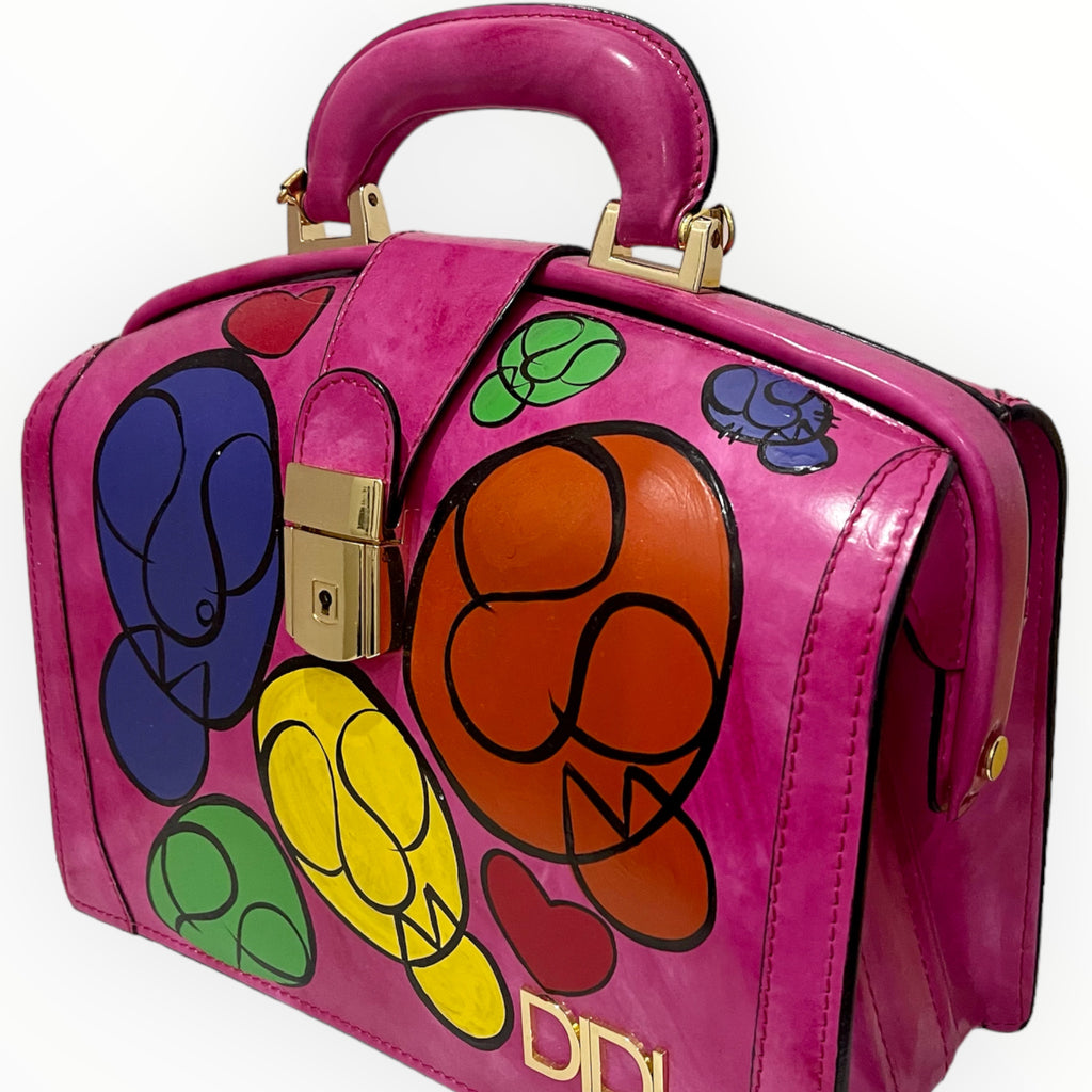 Hand-Painted Briefcase