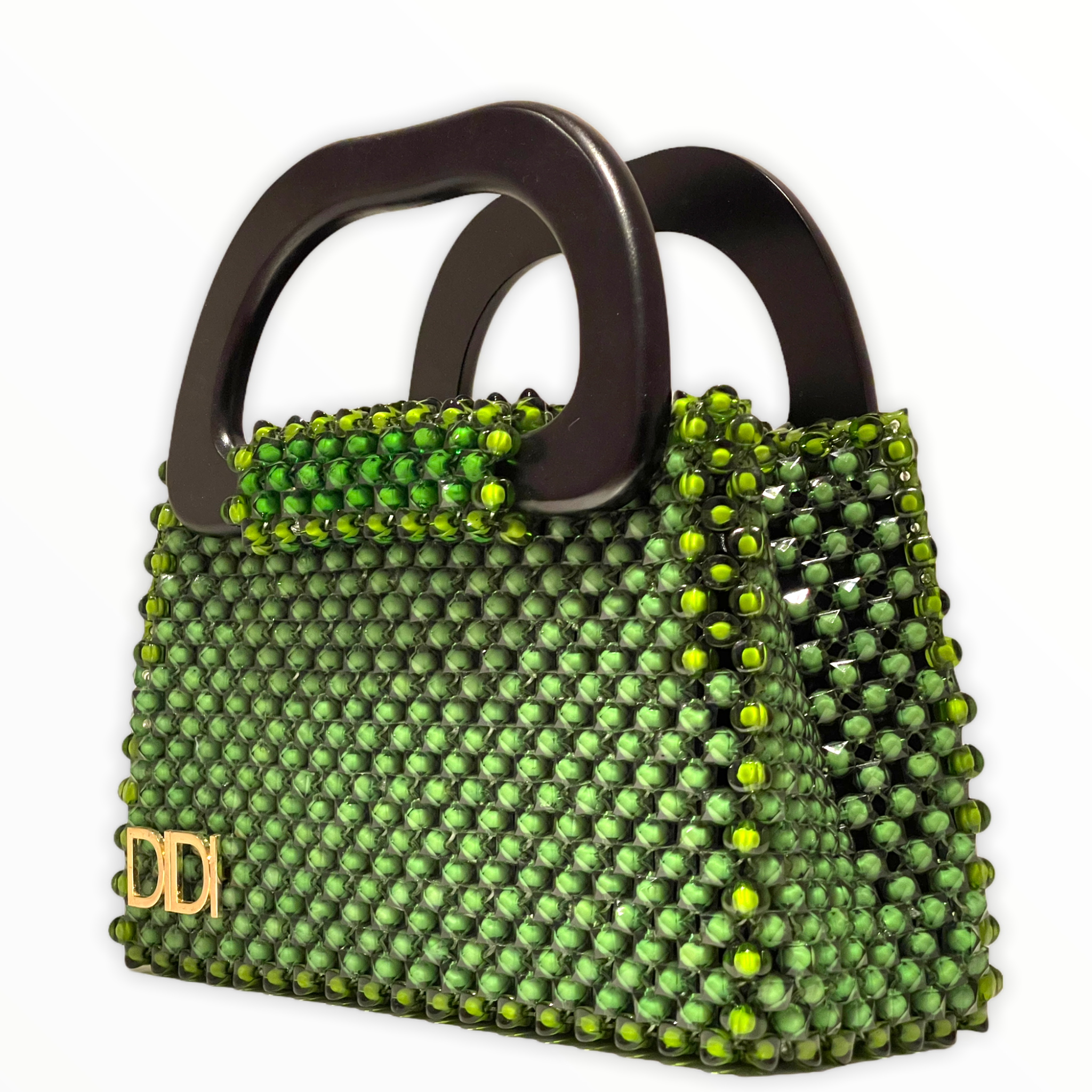 Green discount beaded bag