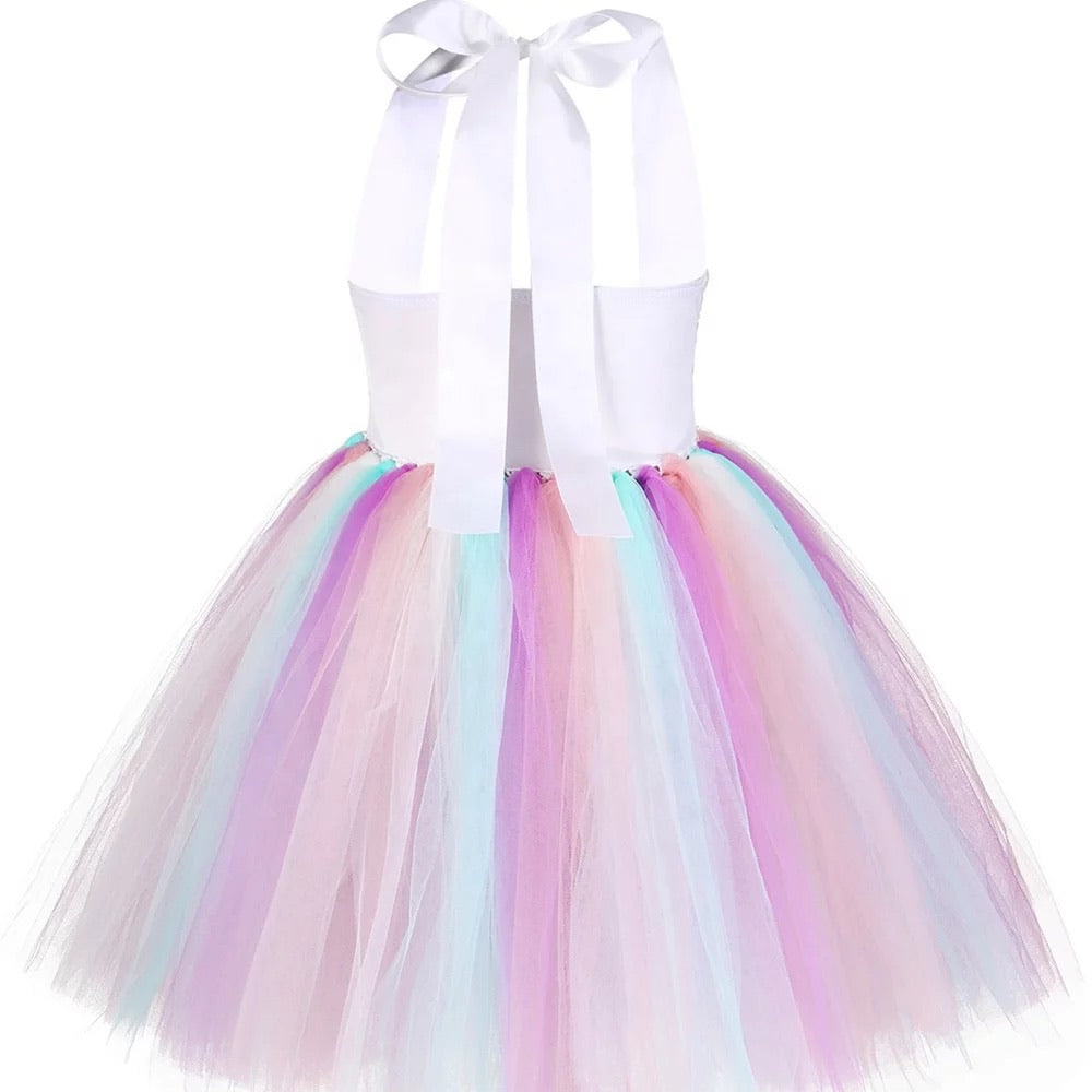 Sequin Unicorn Tutu Dress